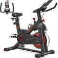 Heimtrainer Fahrrad für Zuhause Fahrradtrainer mit LCD Display Fitnessbike 