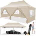 Pavillon 3x3m/3x6m Faltpavillon Gartenpavillon Wasserdicht UV Faltbar Partyzelt