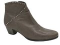 Gabor Schuhe warme Leder Stiefeletten Gr. 40,5 (UK 7)  Braun Textilfutter