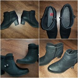 Rieker Stiefeletten Stiefel Boots Damen Gr 40 Schwarz WIE NEU! 