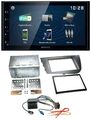 Kenwood 2DIN Bluetooth MP3 USB DAB Autoradio für Seat Leon 2005-2009 silber