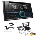 Kenwood 2-DIN CD-Receiver Autoradio Bluetooth DAB+ für Mazda 3 2009-2013 schwarz