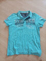 CAMP DAVID POLOSHIRT, POLO HEMD  KURZARM, Gr. M BLAU