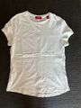 Esprit T-Shirt beige-weiß Gr. XS NIE GETRAGEN