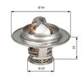 GATES TH13076G1 Thermostat, Kühlmittel for  OPEL RENAULT RENAULT TRUCKS VAUXHALL