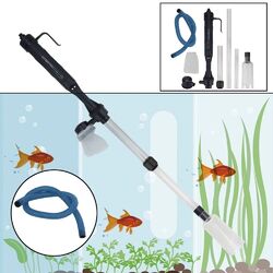 Profi Elektrische Aquarium Reiniger Staubsauger Fish Bodenreinigung Mulmsauger