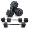 Hantelset Dumbbell 40 kg Langhantel Set 2in1 Hanteln Kurzhantel Set Lacestone®