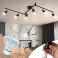 ZMH Spot Decke GU10 LED Deckenstrahler 350°Drehbar Wohnzimmer Deckenleuchte