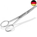 Exklusive Fellschere Pfotenschere Gebogen Haarschere Hundehaar-Schere (11,5 cm)