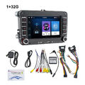 32G Autoradio Android 14 Carplay GPS Für VW GOLF 5 6 Caddy Touran Skoda WiFi BT