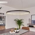 LED Hänge Lampe Pendel Leuchte Ess Wohn Schlaf Zimmer Raum Beleuchtung Anthrazit