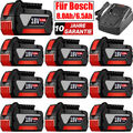 10x Für Bosch Ersatz Akku GBA 18V 8,0Ah BAT609 18 Volt BAT618 BAT620 GSR GSB GBH