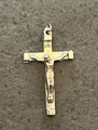 Kettenanhänger Kreuz Jesus INRI Metall Edelstahl Anhänger für Kette