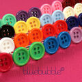 Funky 15 mm Knopf Ohrringe niedlich Kitsch Retro Kawaii Pop Nähen Emo süß Vintage