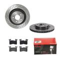 BREMBO BREMSSCHEIBEN 330 + BREMSBELÄGE HINTEN FÜR MERCEDES C-KLASSE T-MODEL S204