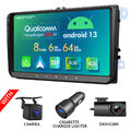 DVR+CAM+ Android 13 8-Kern Autoradio GPS Navi für VW Touran Golf 5 6 Passat Polo