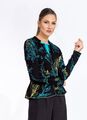 -20% Ivko Strickjacke 38 40 42 44 Baumwolle Viscose schwarz Tracht Schößchen