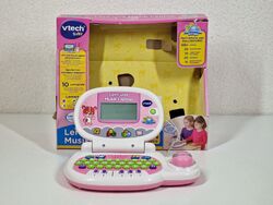 VTech Lern und Musik Laptop Kinder 2-4 Jahre Lernspiele Musik Rosa 80-139554