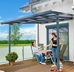 GUTTA Carport Terrassenüberdachung Vordach Bausatz