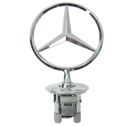 NEU Für Fit Mercedes-Benz W202 W203 W210 W220 W211 Emblem Stern Motorhaube Logo