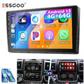 4+64G Android 13 Autoradio Carplay GPS NAVI RDS Für Fiat Ducato Citroen Jumper