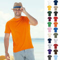 Herren T-Shirt Fruit Of The Loom Valueweight Shirt Basic Rundhals Baumwolle -5XL