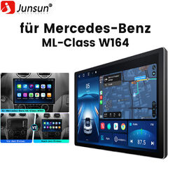 13.1"Autoradio GPS Navi CarPlay Für Mercedes Benz ML-W164 X164 4+64GB Android 12