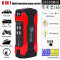 28000mAh KFZ Auto Starthilfe Car Jump Starter 800A Ladegerät Booster Powerbank