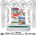 original Nintendo Wii Konsole Set bis 4 Spieler mit Mario Kart, Party &Sports