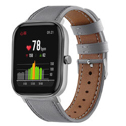 Echtes Leder Armband für Samsung Galaxy Watch 4 42mm 46 mm Active 1 2 Gear S2 S3