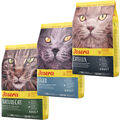 Die Gourmetvariation für die Katze: je 2 kg Josera NatureCat, Léger & Catelux