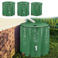 PVC Regenwassertonne Regenwasserfass Regentonne Faltbarer mit Hahn Tank Garten