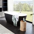 HOME DELUXE Exclusive freistehende Badewanne Acrylwanne Wanne Bad 170x80 schwarz