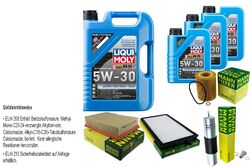 MANN Inspektionspaket 8 L LIQUI MOLY Longtime High Tech 5W-30 für BMW 3er