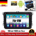 8" Autoradio Android 12 Carplay GPS Navi BT Für VW GOLF 5 6 Plus Touran 1+16G