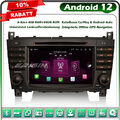 8-Kern Android 13 GPS Autoradio Navi Mercedes CLC/G/C Klasse W203 W463 DAB+BT5.0