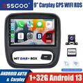 Für Opel Vivaro B Renault Trafic 32G CarPlay Autoradio Android13 GPS Nav DAB KAM