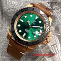 40MM Real Bronze Cusn8 Case Saphirglas NH35A Automatische Movement Watch Men's