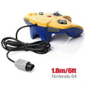 Wired Controller Gamepad Joystick Joypad für Nintendo 64 N64 Konsole Videospiele