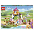 LEGO 43195 Disney Prinzessin Belle und Rapunzel's königliche Ställe Pferdestände