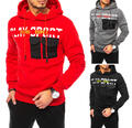 Herren Kapuzenpullover Hoodie Print Pulli Sweatshirt Taschen Sport DSTREET M-2XL