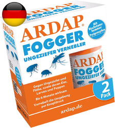 ARDAP Fogger 2 X 100Ml - Effektiver Vernebler Zur Ungeziefer- & Flohbekämpfung F