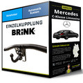 Abnehmbare Anhängerkupplung für MERCEDES C-Klasse Limousine 07- Typ W204 Brink