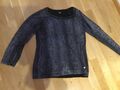 Black Mojito Pulli Strickpulli schwarz mit Metallic Effekt Gr, 38 Top edel neuw 