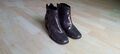 Tamaris Damen Leder Stiefeletten Gr. 38 gold-grau-gemustert, NW!  Chic & Selten!