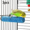 3 Stück Vogelbarsch Käfig Zweig Sitzstangen für kleine Vogel Budgies Conures