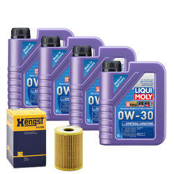 Motoröl 0W30 LIQUI MOLY Synthoil Longtime 4L+HENGST Ölfilter