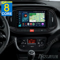 4+64GB Android 13 Autoradio Navi Wireless Carplay GPS für Fiat Doblo 2015-2019