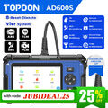 🔥TOPDON AD600S Profi Auto Diagnosegerät KFZ OBD2 EOBD Scanner ABS TPMS SRS