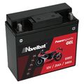 Novelbat GEL Motorrad Batterie 51913 12V 21Ah 340A/EN GEL Sofort Einsatzbereit